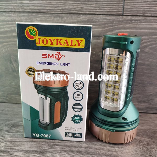  Фонарь LED - ручной на аккумуляторе Joykaly yg-7987